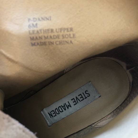 Steve Madden lace up wedge booties - Picture 4 of 5